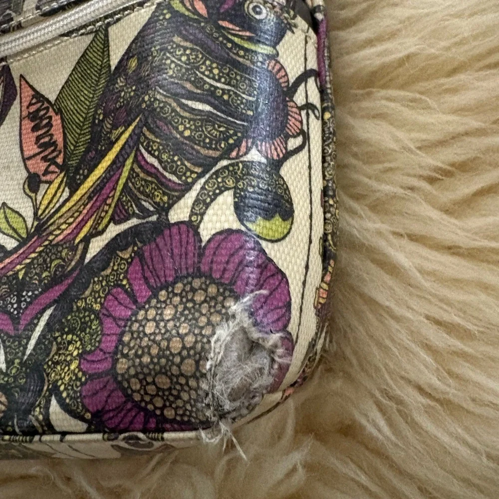 Sakroots ‘Sky Spirit Desert Owl’ Artist Circle Coated Canvas Crossbody Bag